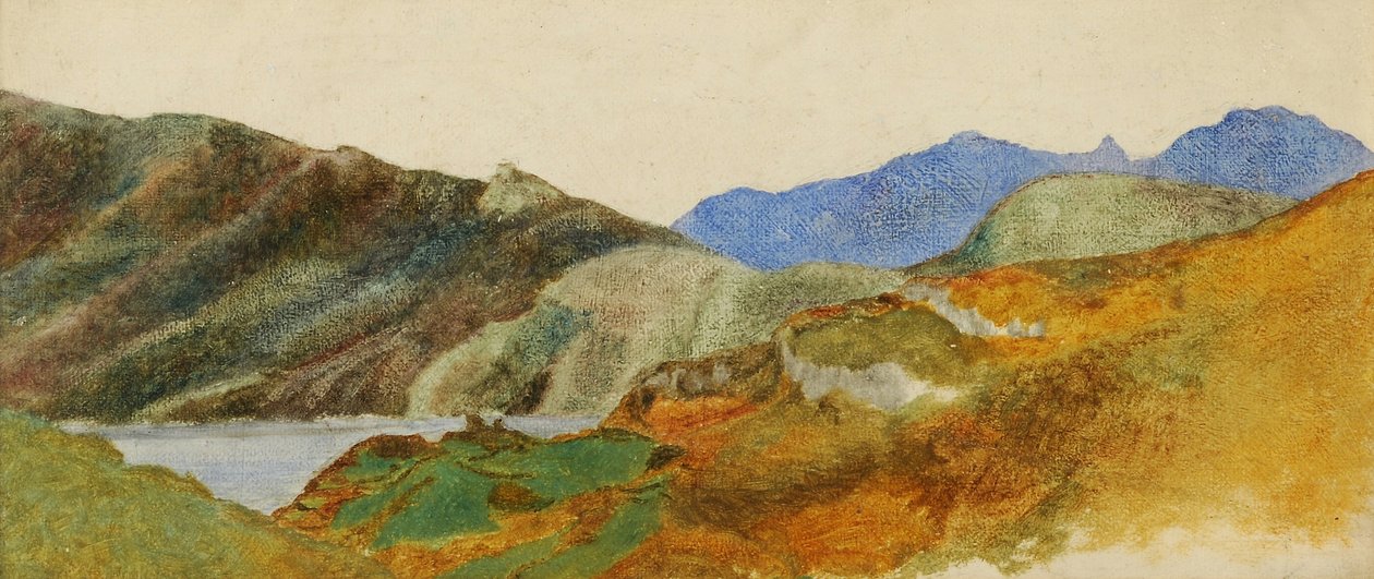 المناظر الطبيعية الجبلية ، 1843-1847 بواسطة جورج فريدريك واتس