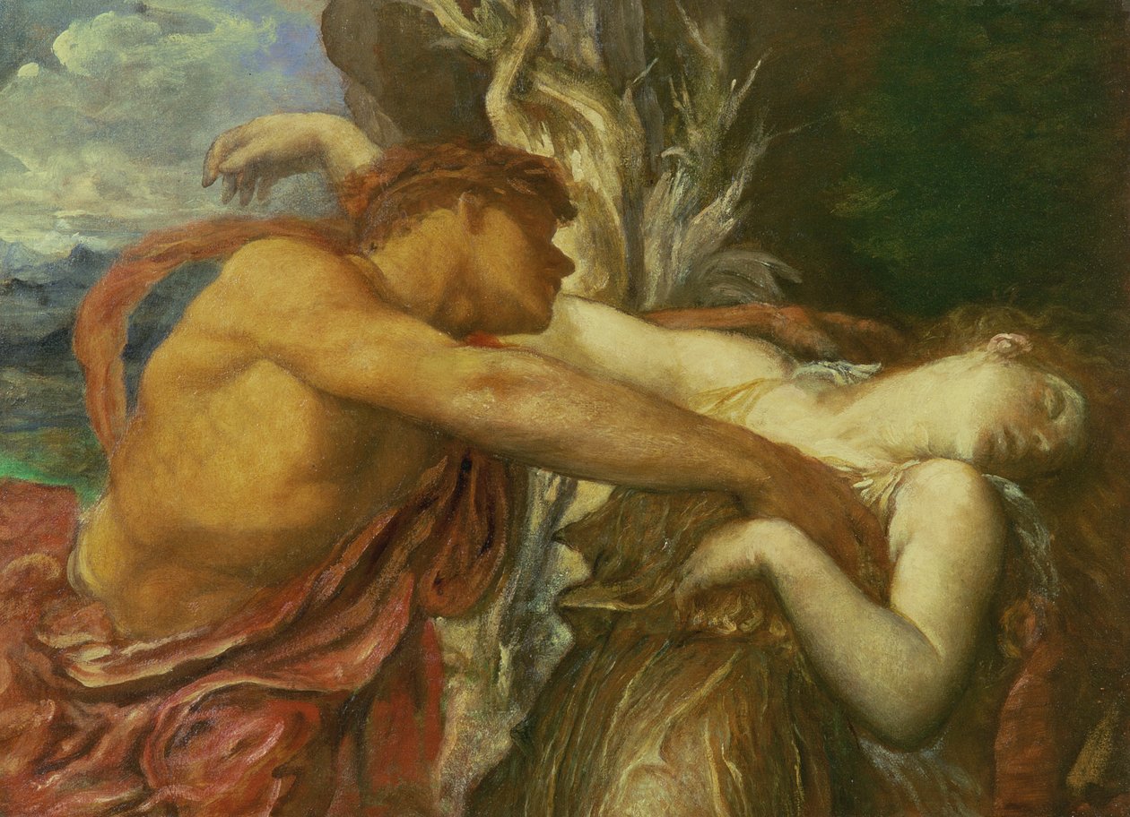 Orpheus و Eurydice ، 1870-72 (mezzotint على ورق هندي) بواسطة جورج فريدريك واتس