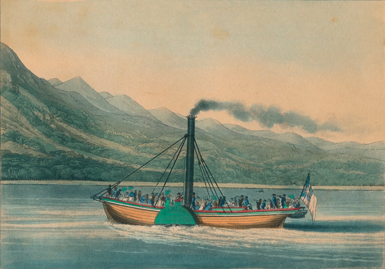 رحلة لأعلى بحيرة لوموند ، 1825. بواسطة جورج هانت