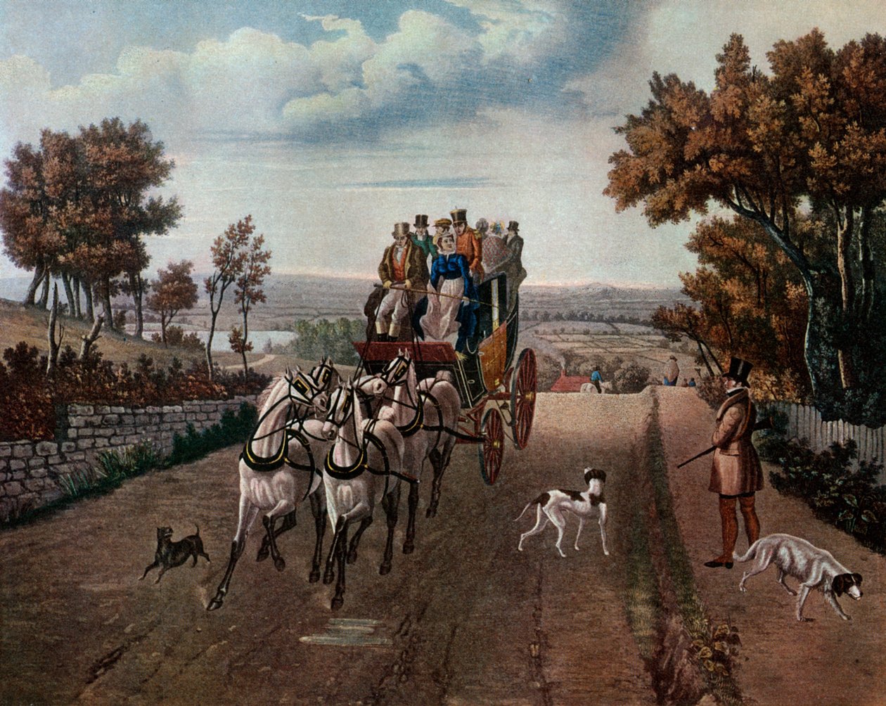 مدرب المرحلة ، 1827 1927. بواسطة جورج هانت
