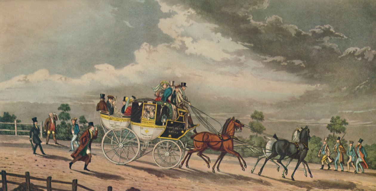 مدرب المرحلة ، c1825 ، 1929 بواسطة جورج هانت