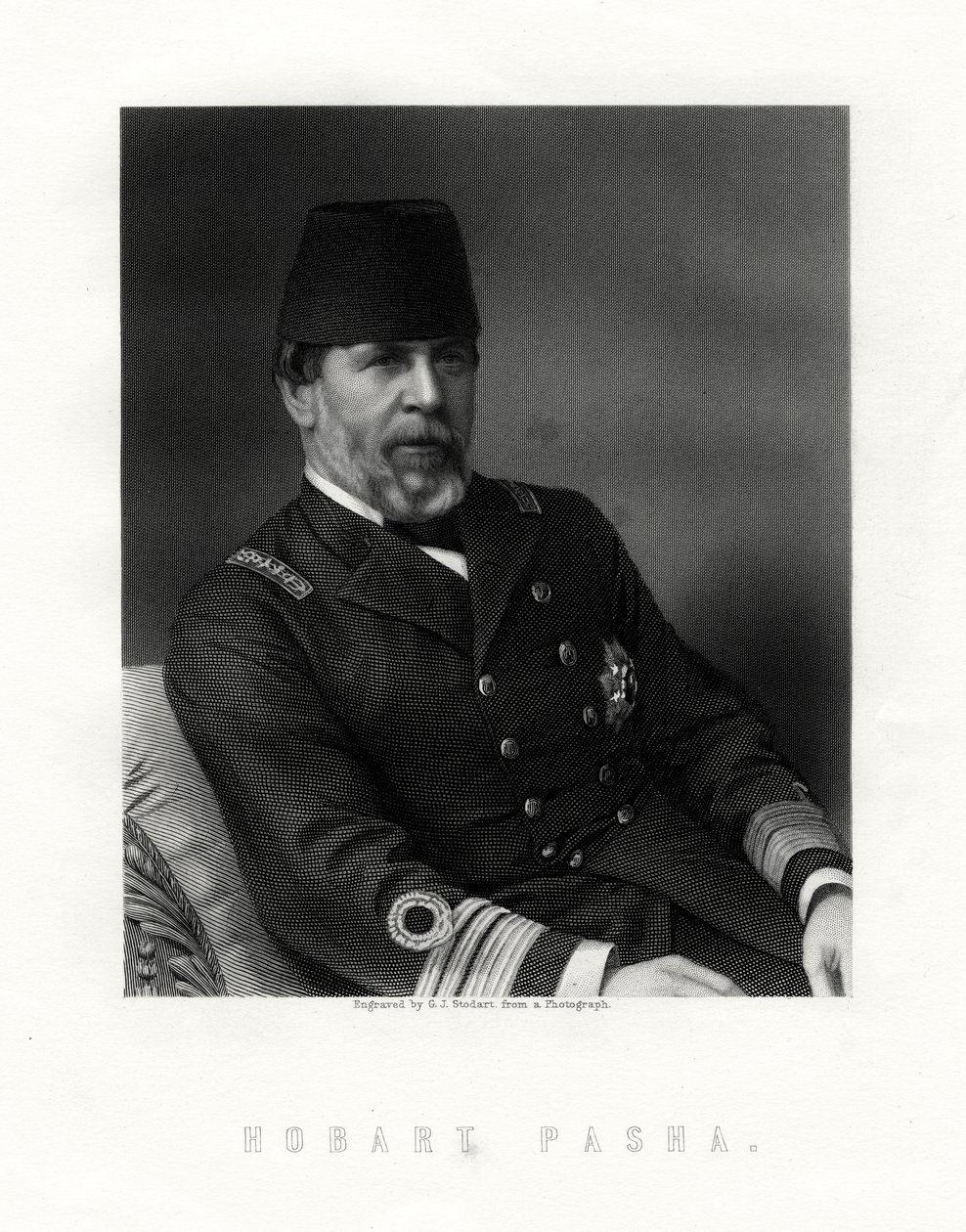 أغسطس تشارلز هوبارت-هامبدن ، 1822-1886 ، قائد البحرية الإنجليزية بواسطة جورج ج. ستودارت