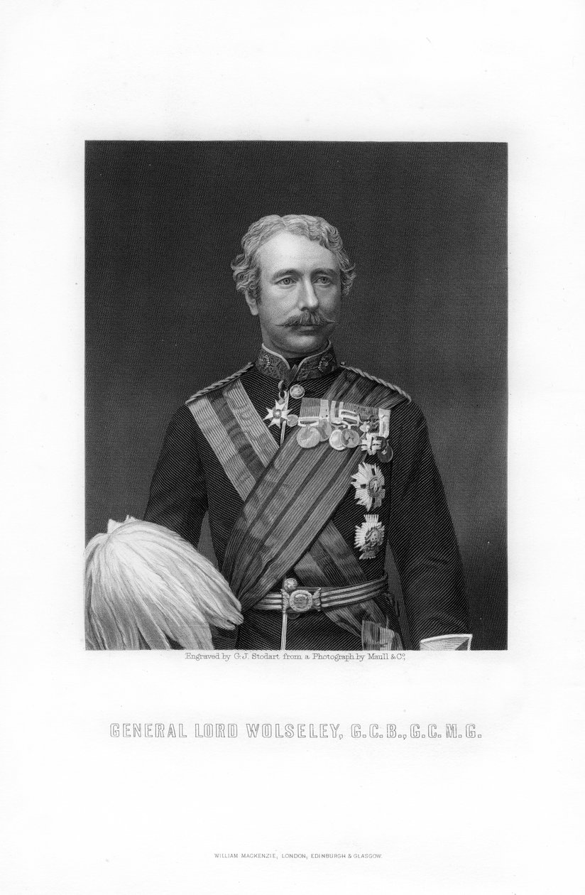 Garnet Joseph Wolseley ، 1st Viscount Wolseley ، British Field Marshal ، 1893. بواسطة جورج ج. ستودارت