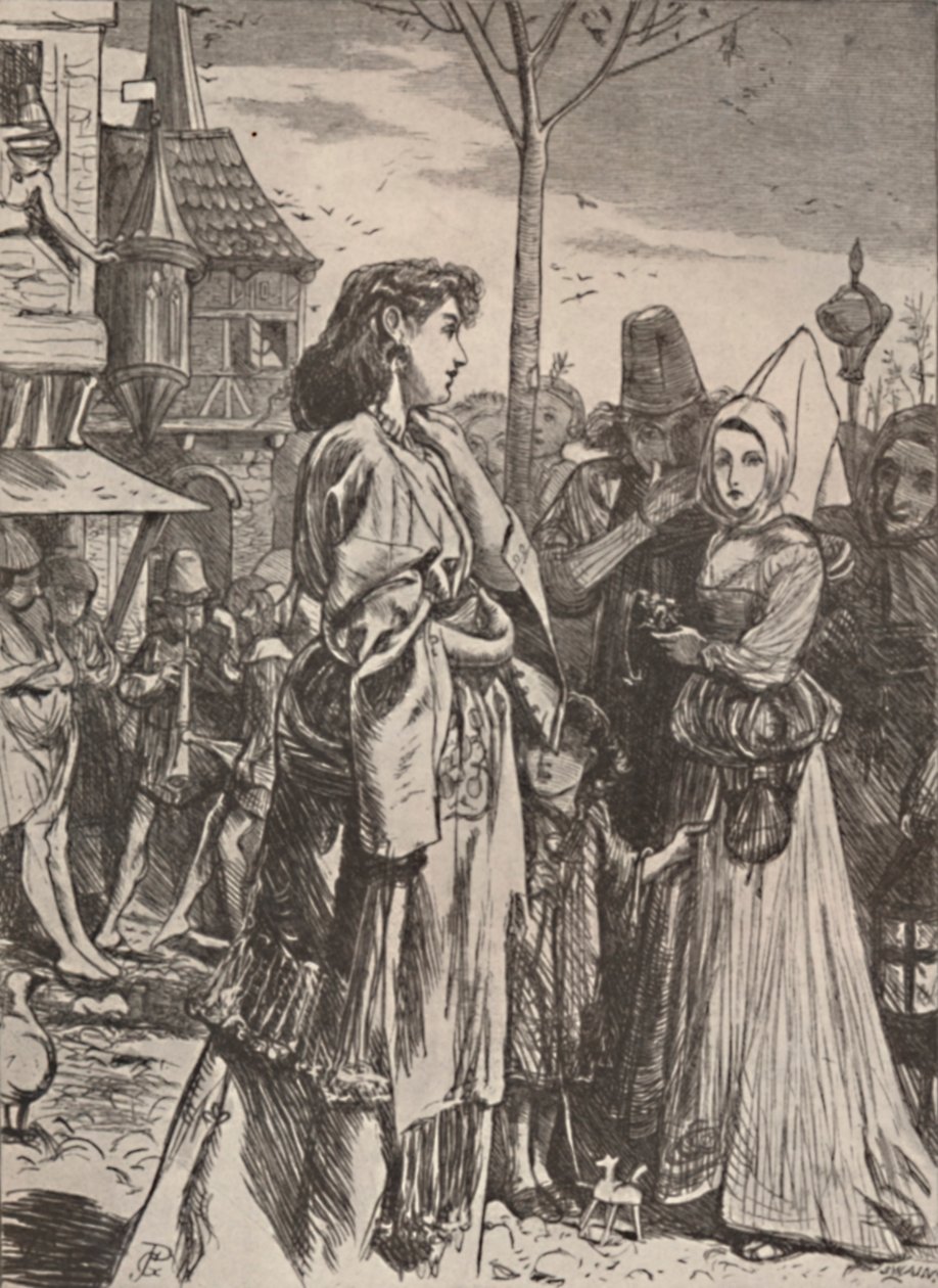 رسم توضيحي من قصيدة A Becketts Troth. ، c1860-1875 ، 1923 بواسطة جورج جون بينويل