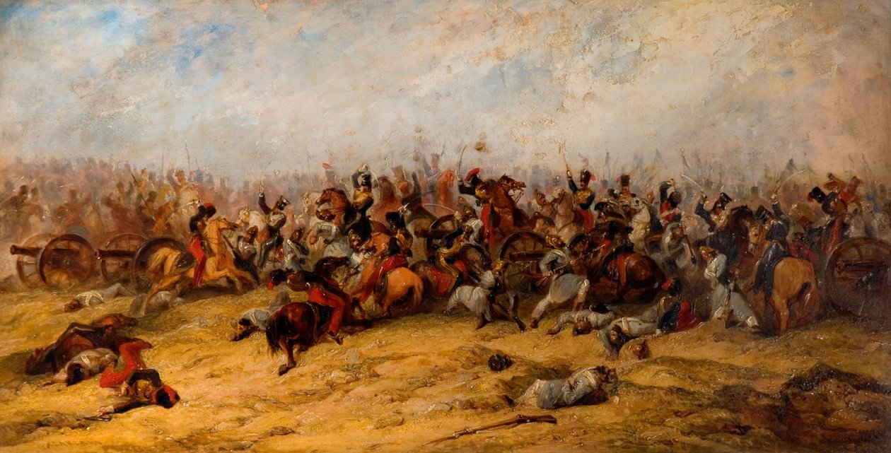 الصراع في البنادق ، بالاكلافا ، 1854. بواسطة جورج جونز