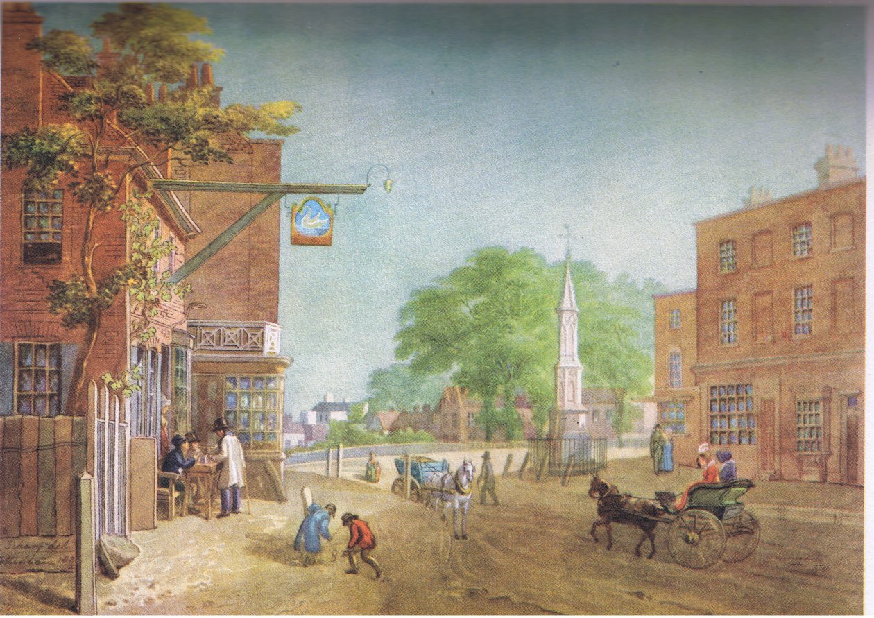 قرية توتنهام عام 1822 بواسطة جورج جونيور سبايسي