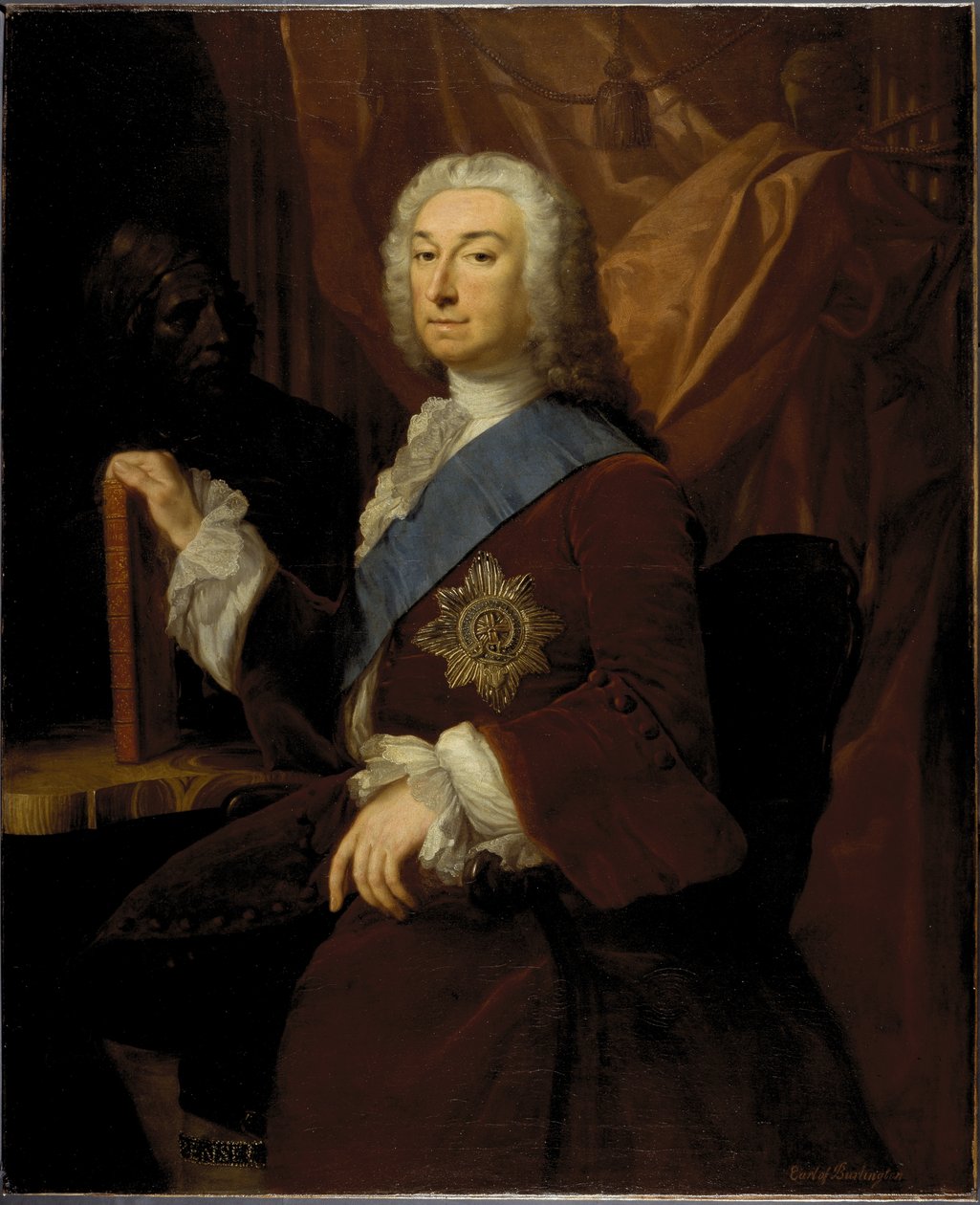 Portrait of Richard Boyle, 3rd Earl of Burlington بواسطة جورج نابتون