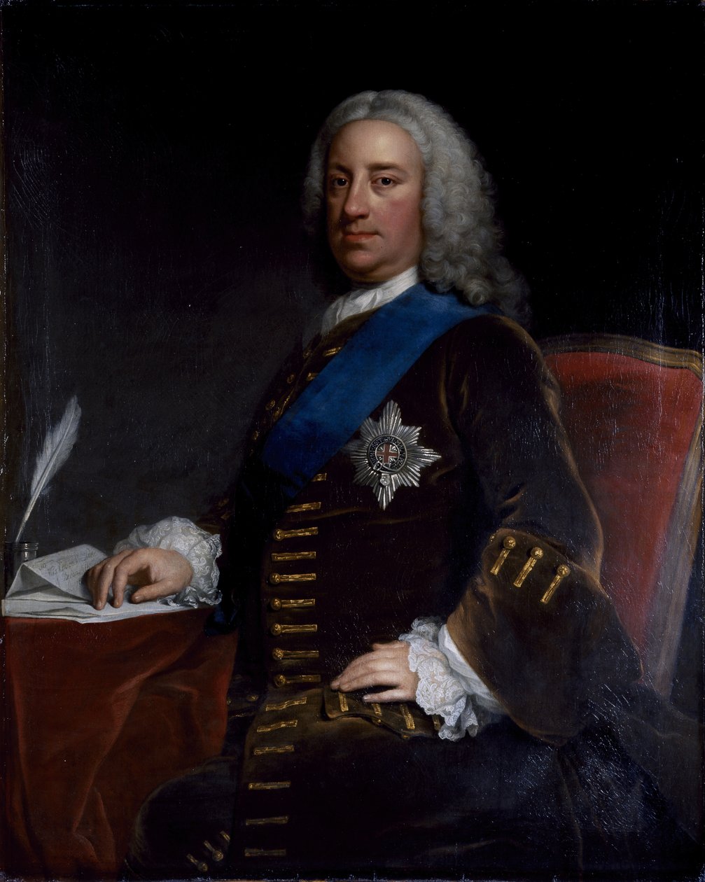 Portrait of William Cavendish, 3rd Duke of Devonshire, late 1730s-early 1740s (oil on canvas) بواسطة جورج نابتون
