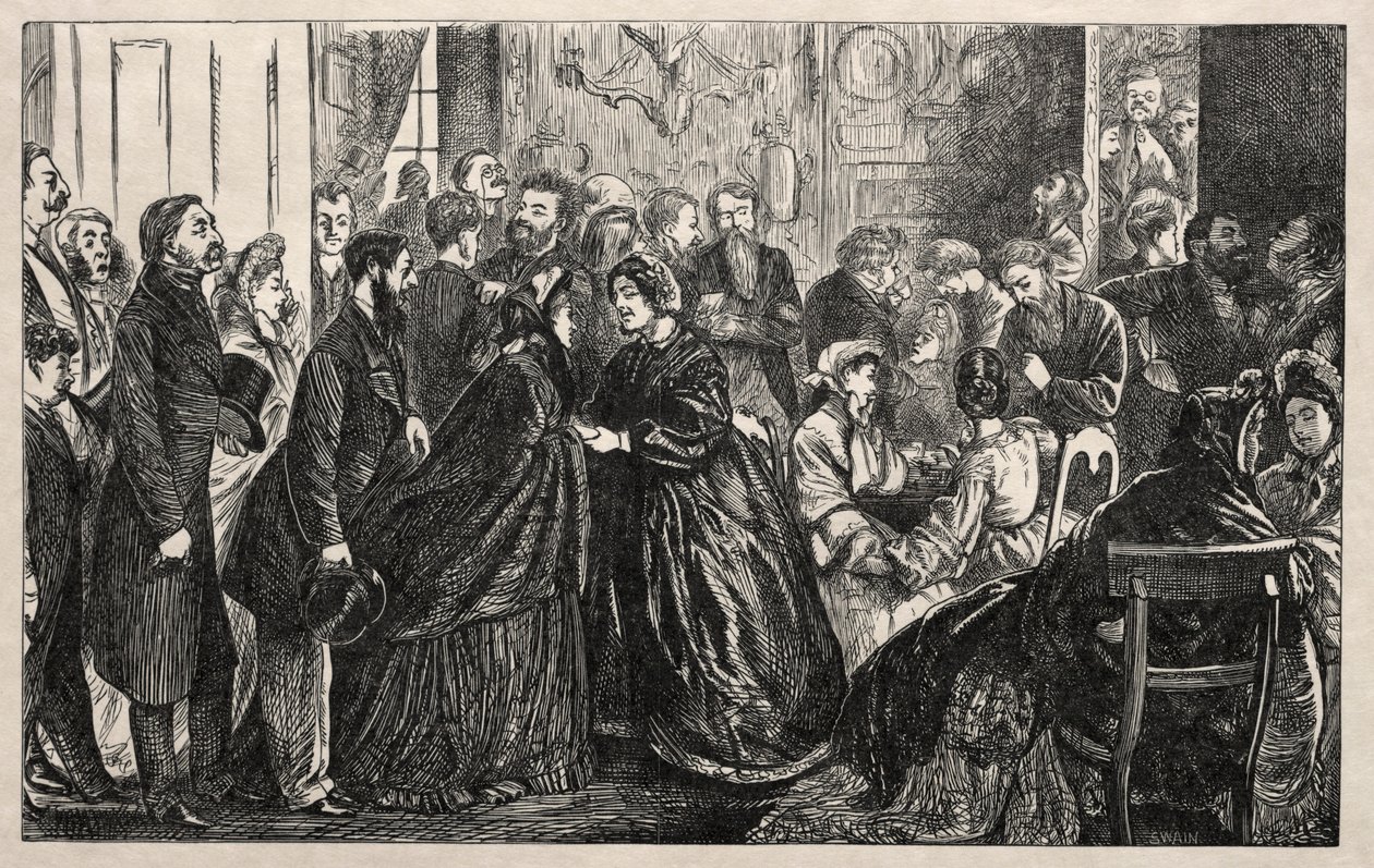 A Kettledrum في مايفير ، 1862. بواسطة جورج لويس بالميلا بوسون دو مورير