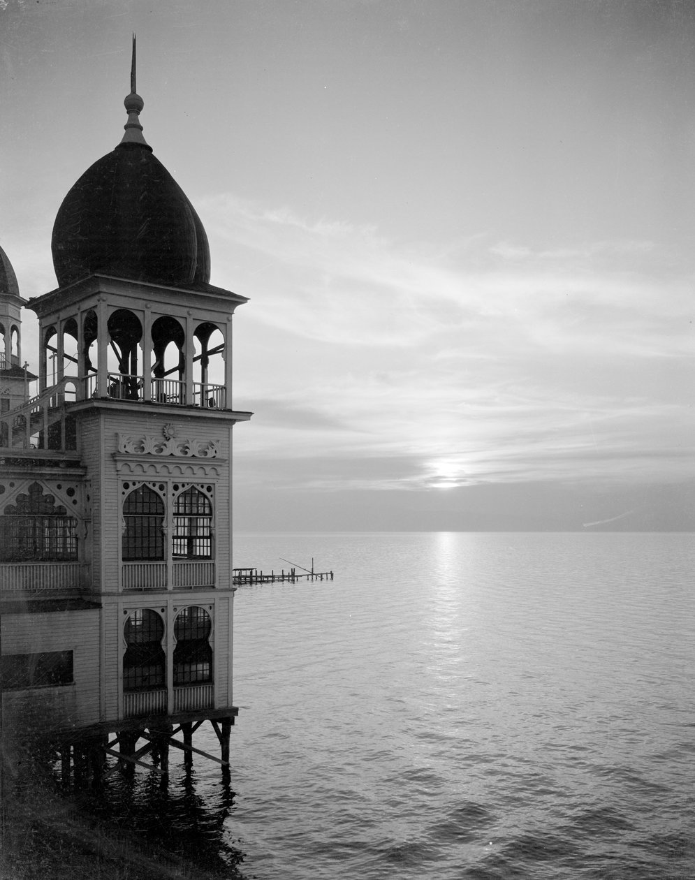 Saltair - الغروب ، c.1920-25 بواسطة جورج ليتل بيم