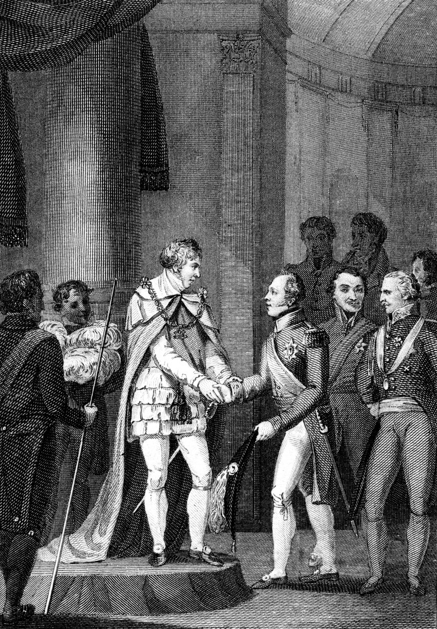 الزوار اللامعون 1815. بواسطة George M. Brighty