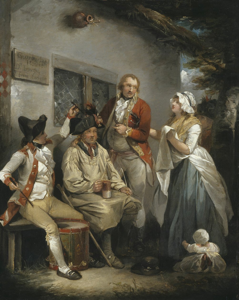 نقب المجند ، ج. 1790. بواسطة جورج مورلاند