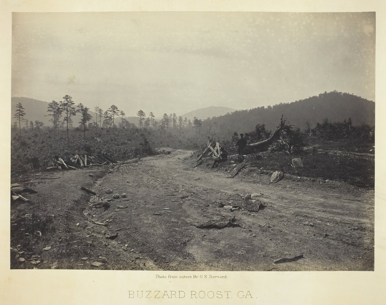 Buzzard Roost ، GA ، 1866. بواسطة جورج إن بارنارد