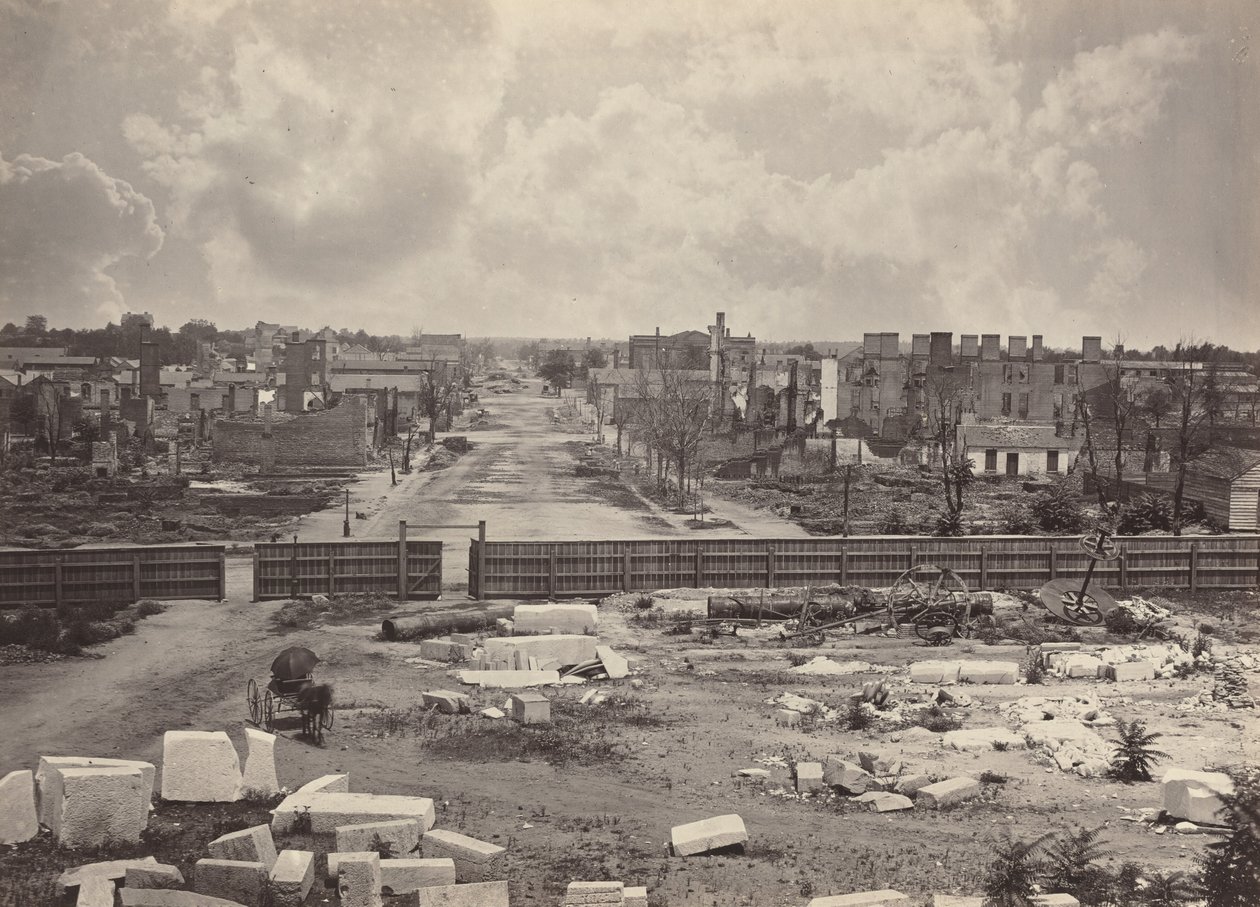 كولومبيا من مبنى الكابيتول ، 1865-1866. بواسطة جورج إن بارنارد
