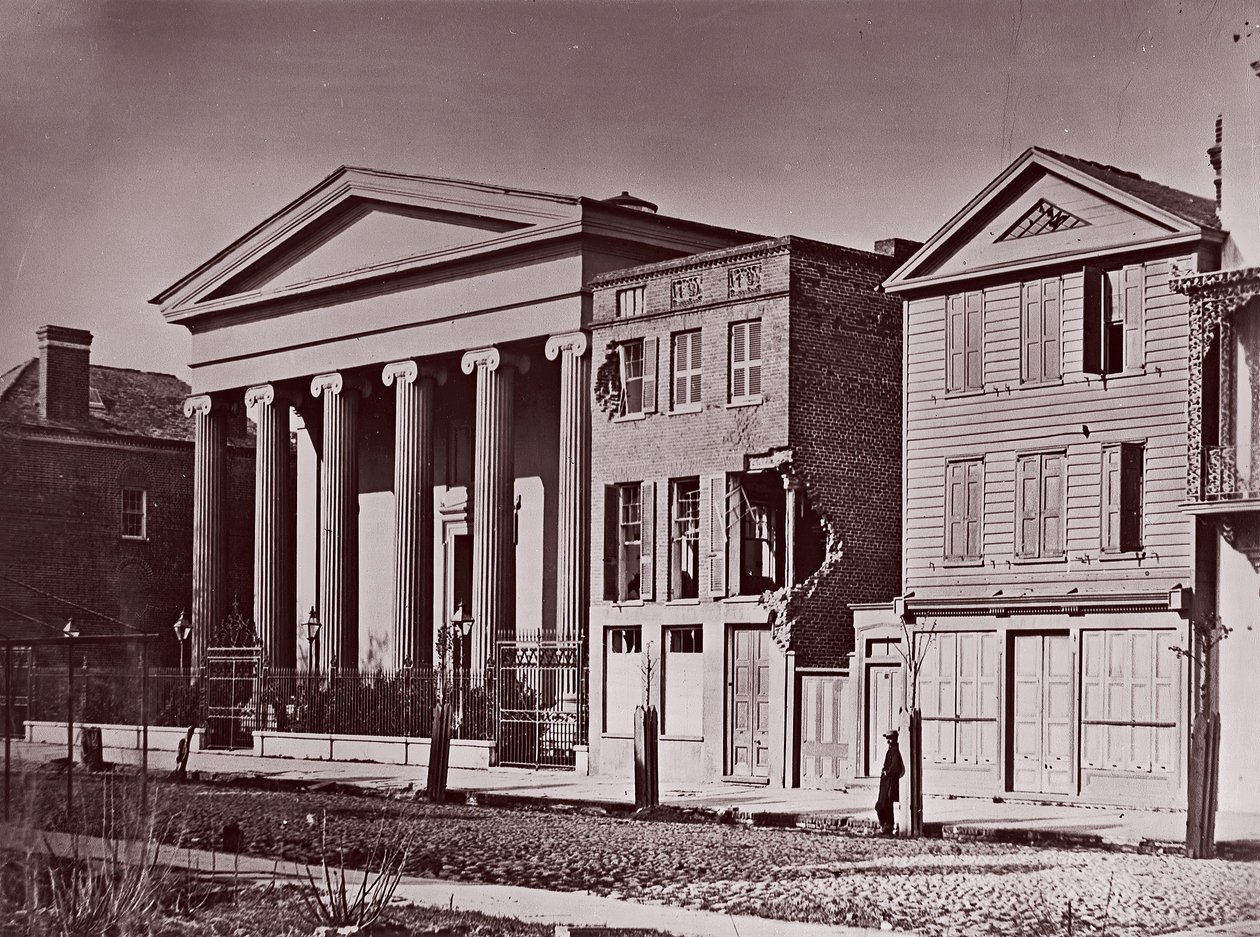 هيبرنيان هول ، تشارلستون ، كاليفورنيا. 1864. بواسطة جورج إن بارنارد