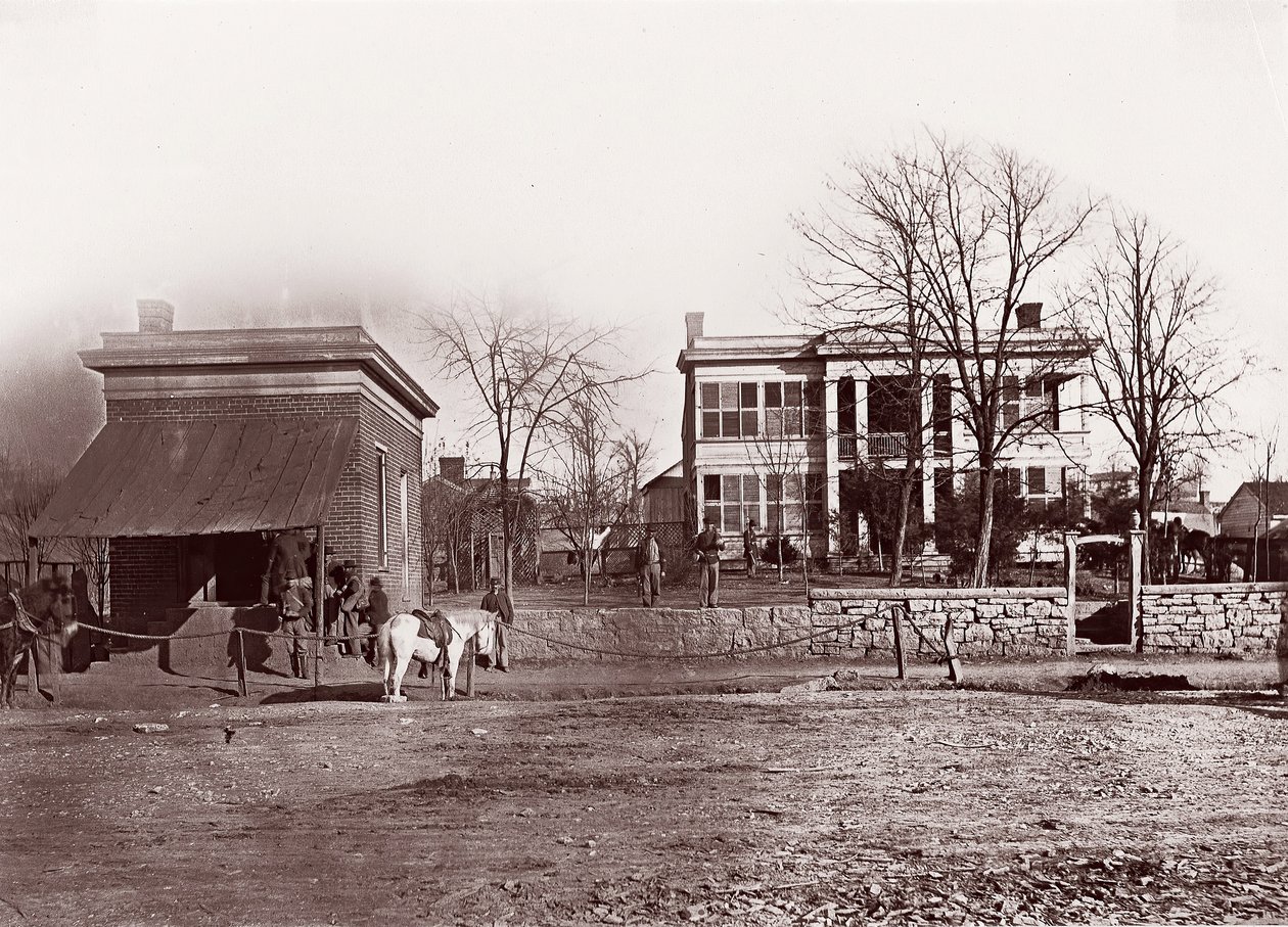 مقر Provost Marshals ، تشاتانوغا ، كاليفورنيا. 1864. بواسطة جورج إن بارنارد