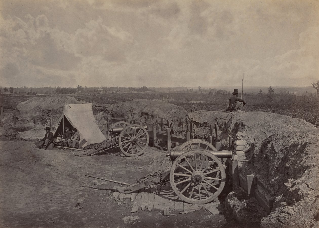 أعمال المتمردين أمام أتلانتا ، جورجيا ، رقم 4 ، 1864. بواسطة جورج إن بارنارد