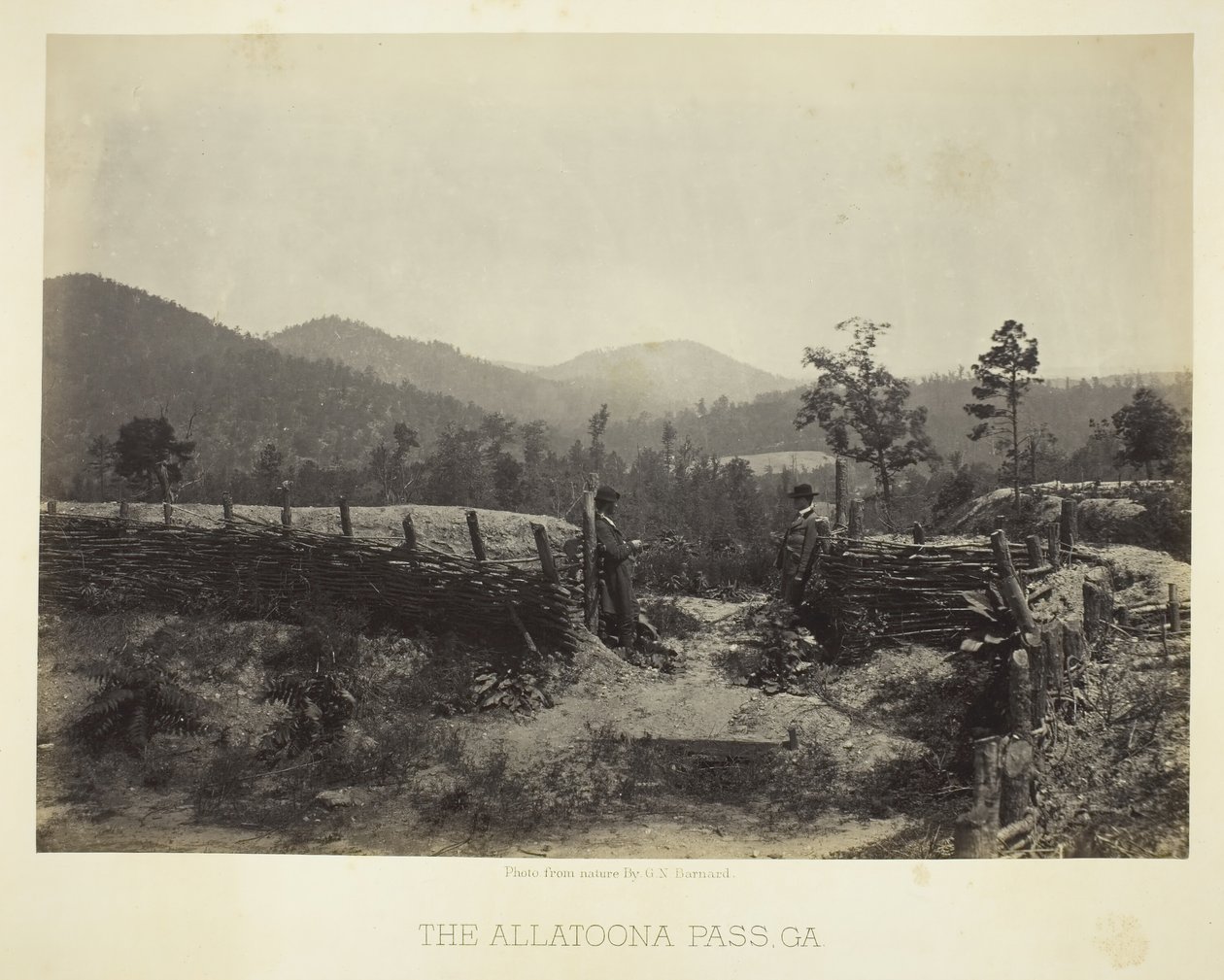 ممر Allatoona ، GA ، 1866. بواسطة جورج إن بارنارد
