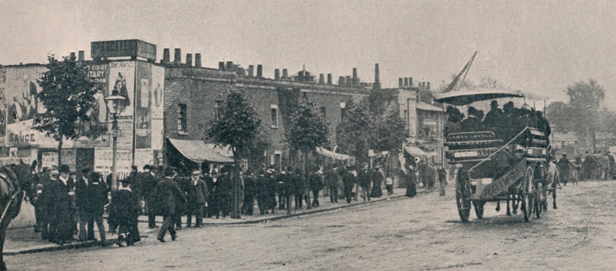 "على الطريق إلى حدائق كيو ، يوم الأحد بعد الظهر" ، 1901 بواسطة جورج نيونس