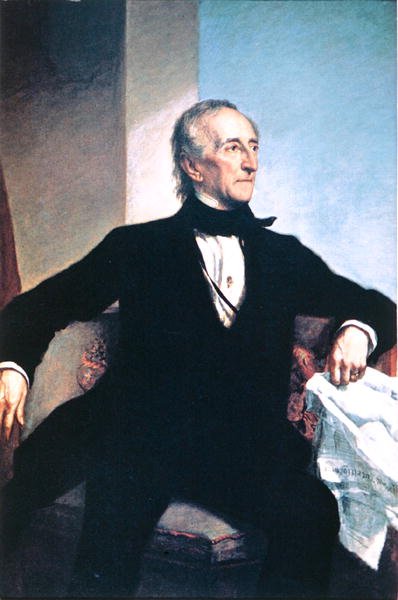 جون تايلر (1790-1862) (ليثو ملون) بواسطة جورج بيتر الكسندر (بعد) هيلي