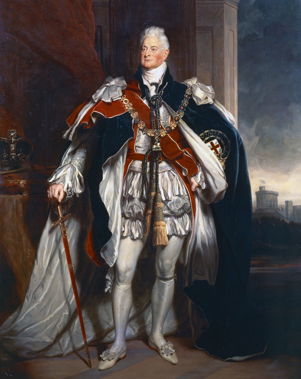 Portrait of King William IV, copy after Sir Martin Archer Shee بواسطة جورج بيتر الكسندر هيلي