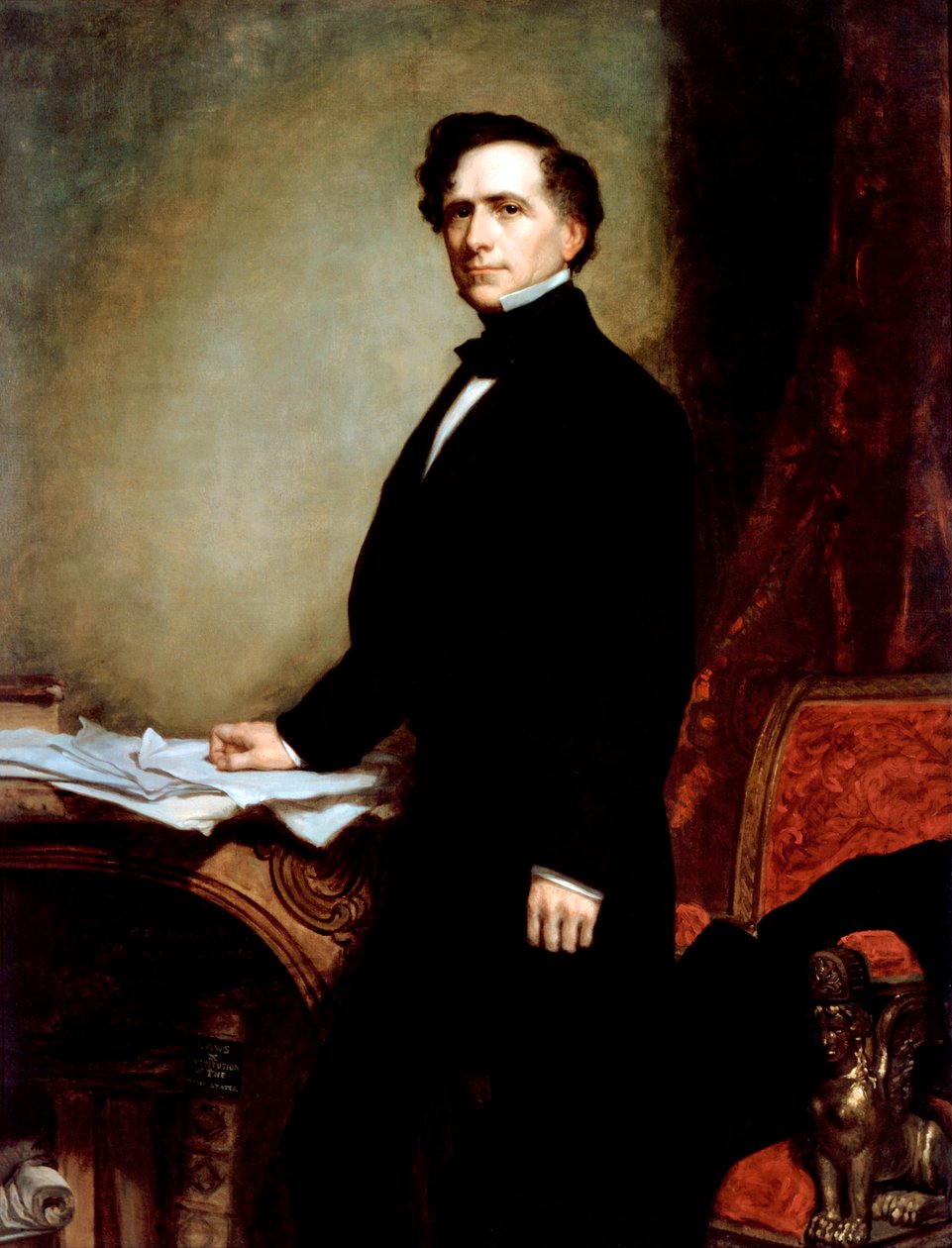 Portrait of President Franklin Pierce بواسطة جورج بيتر الكسندر هيلي