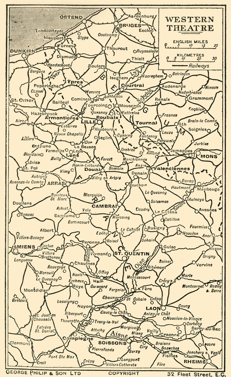 المسرح الغربي ، 1919. بواسطة شركة جورج فيليب اند سون المحدودة