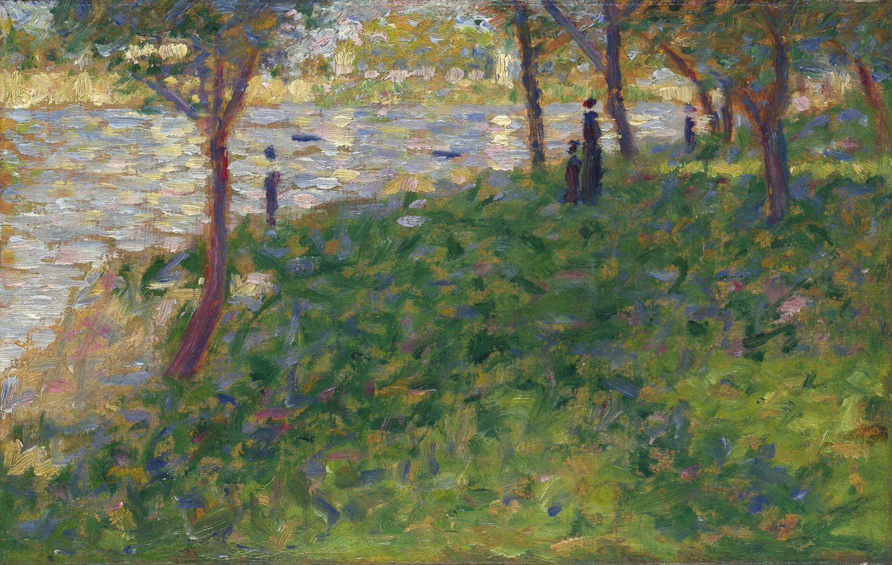 دراسة لـ La Grande Jatte ، 1884-1885 بواسطة جورج بيير سورات