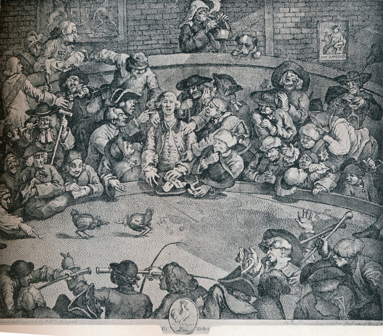 حفرة الديك ، c1840 ، 1917 بواسطة جورج بريسبيري