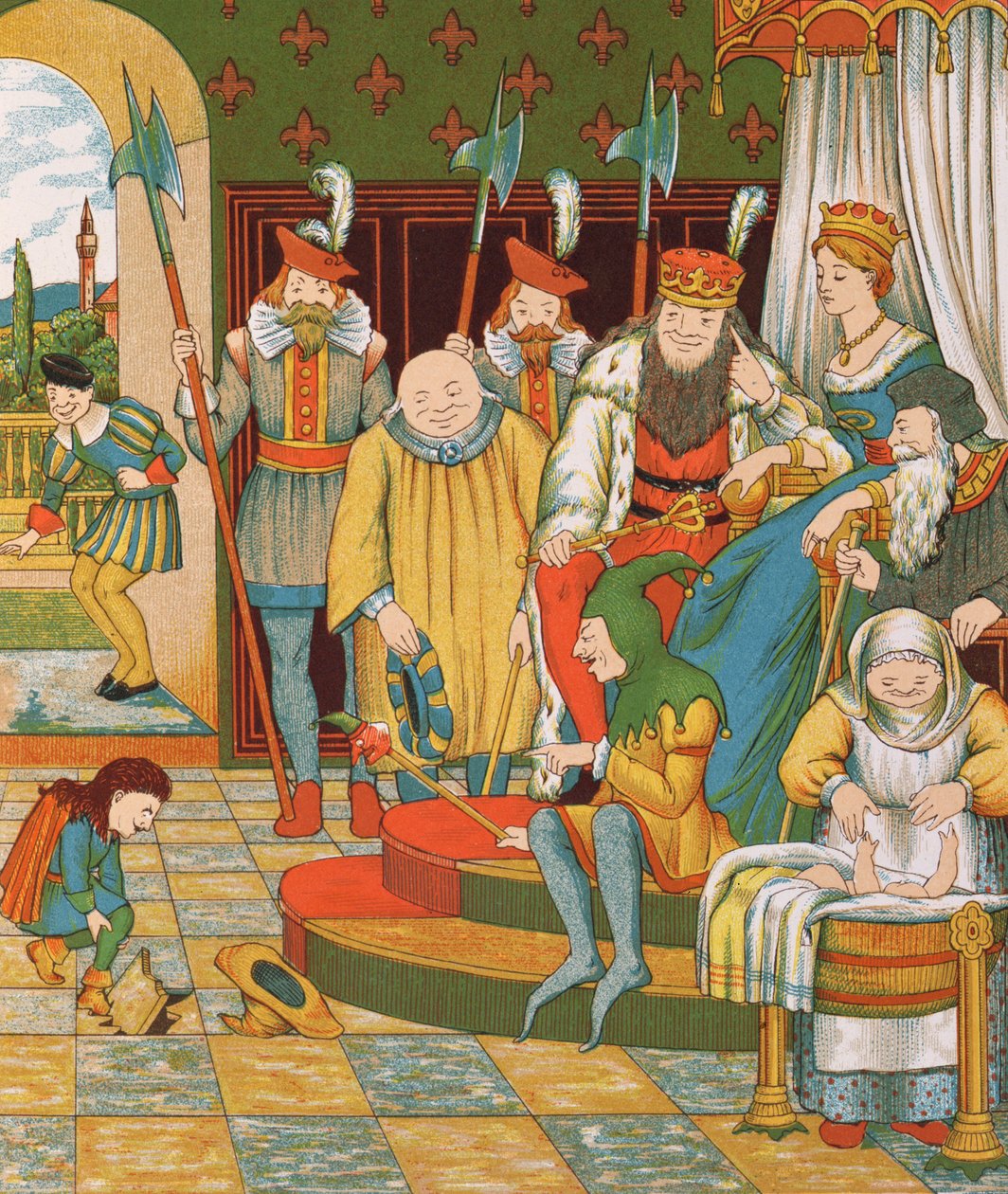 يصل Rumpelstiltskin للمطالبة بالطفل الأول للأميرة كمكافأته ، 1882 بواسطة جورج ر. هالكيت