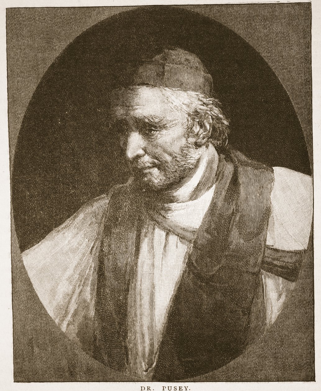 د. بوزي ، رسم توضيحي من "كنيسة إنجلترا: تاريخ للشعب" بقلم HDM Spence-Jones ، حانة. ج .1910 (صورة بني داكن) بواسطة جورج ريتشموند
