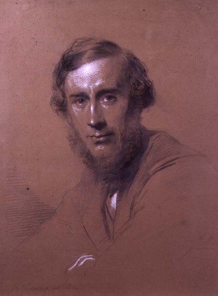 جون تيندال (1820-93) 1864 (قلم تلوين) بواسطة جورج ريتشموند