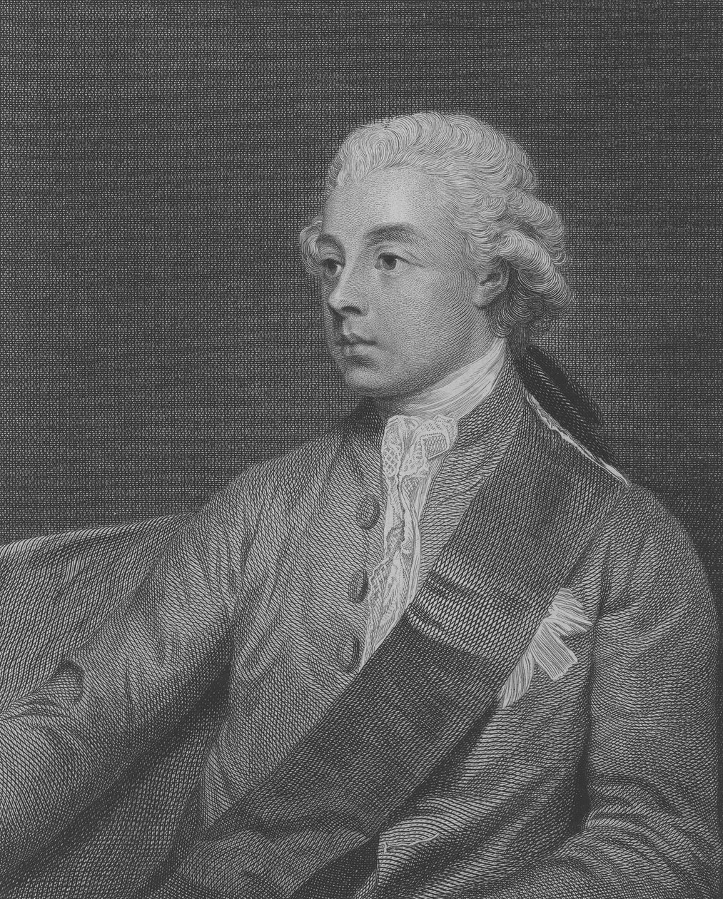 فريدريك هوارد ، إيرل كارلايل الخامس ، منقوش بواسطة جون كيز شيروين ، 1782 بواسطة جورج رومني