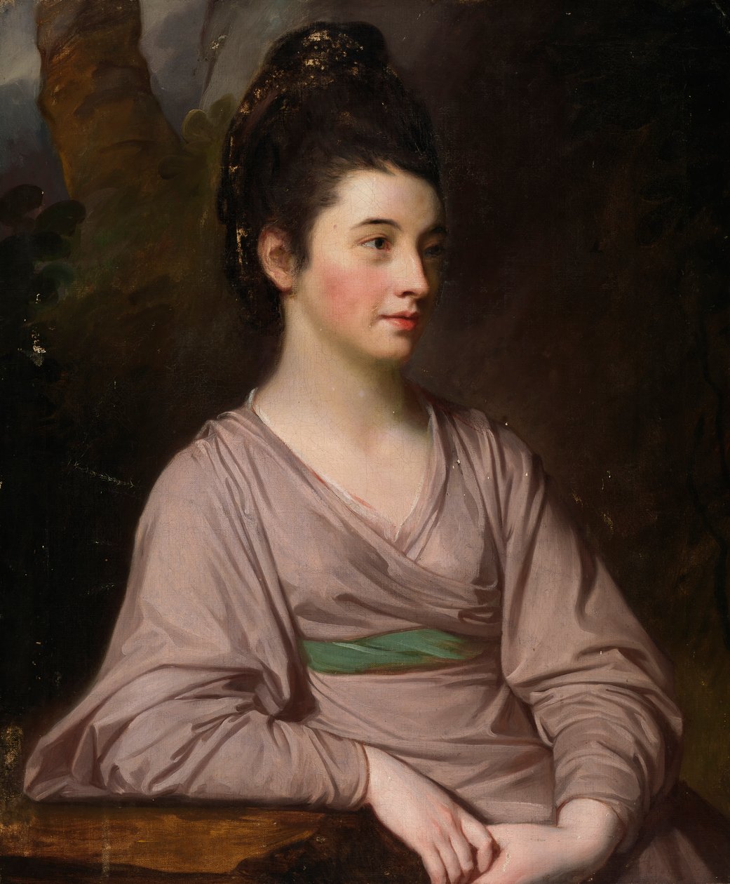 الآنسة كيركباتريك ، كاليفورنيا. 1772. بواسطة جورج رومني