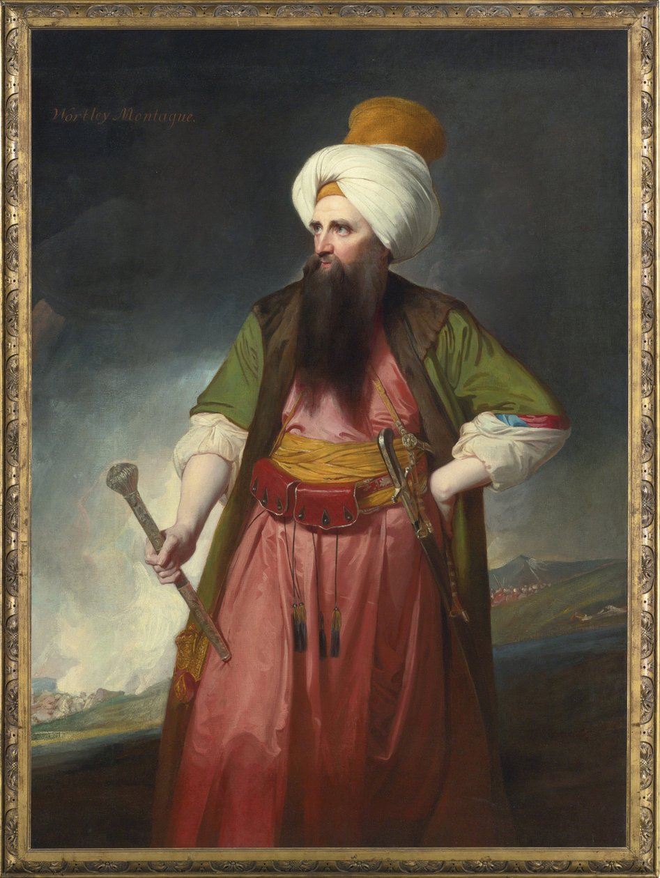 صورة لإدوارد ورتلي مونتاجو (1713-1776) - رسم جورج رومني (1734-1802) - زيت على قماش بواسطة جورج رومني