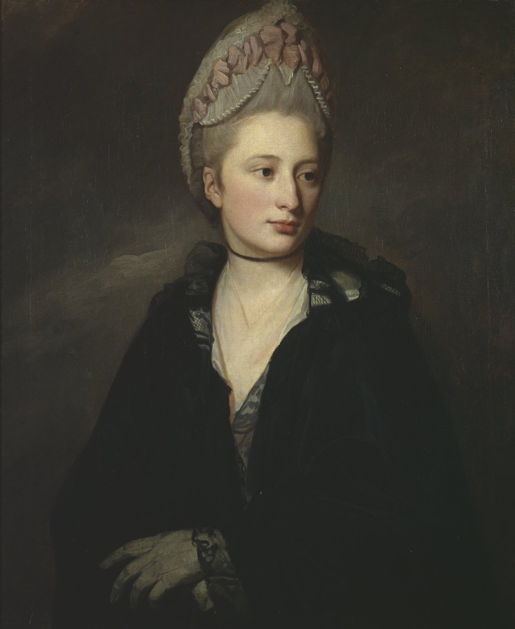 صورة لجورجيانا ، سيدة جريفيل ، c.1771-72 بواسطة جورج رومني