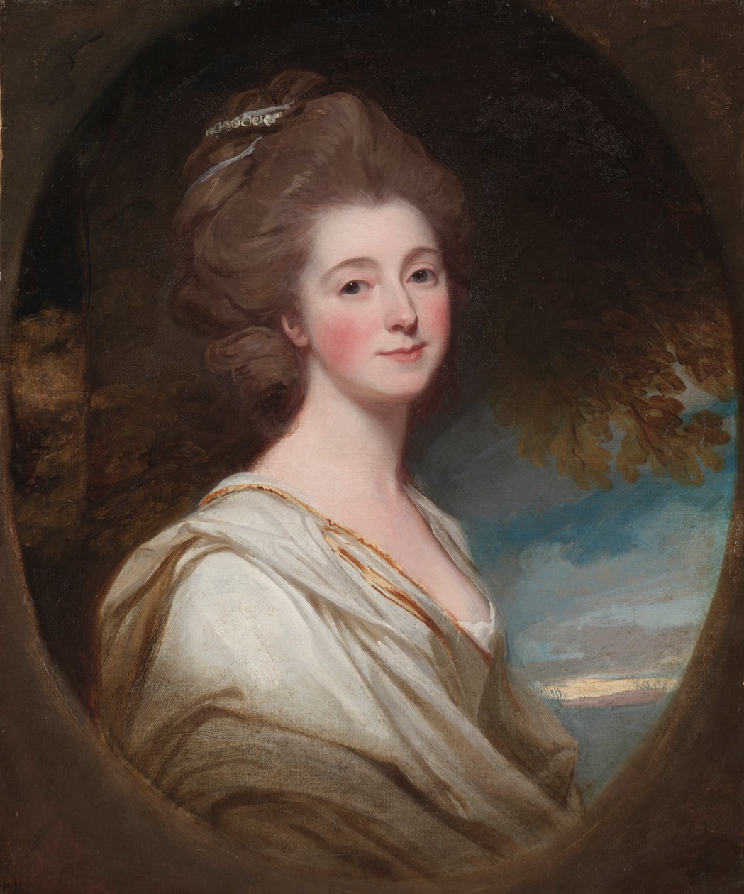 صورة جين Hoskyns ، ج. 1778-1780. بواسطة جورج رومني