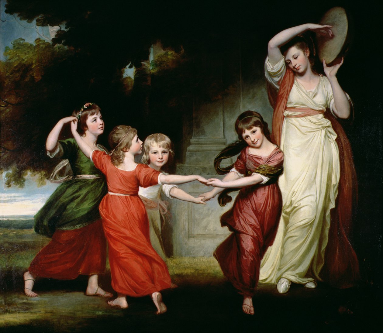 عائلة جاور ، c.1776-77 بواسطة جورج رومني