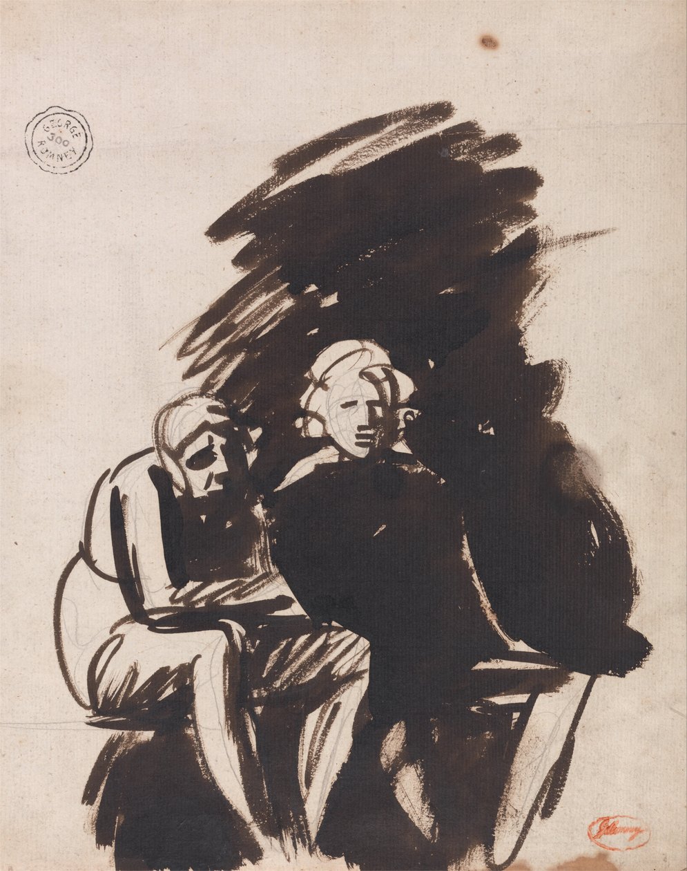 الصديقان بواسطة جورج رومني