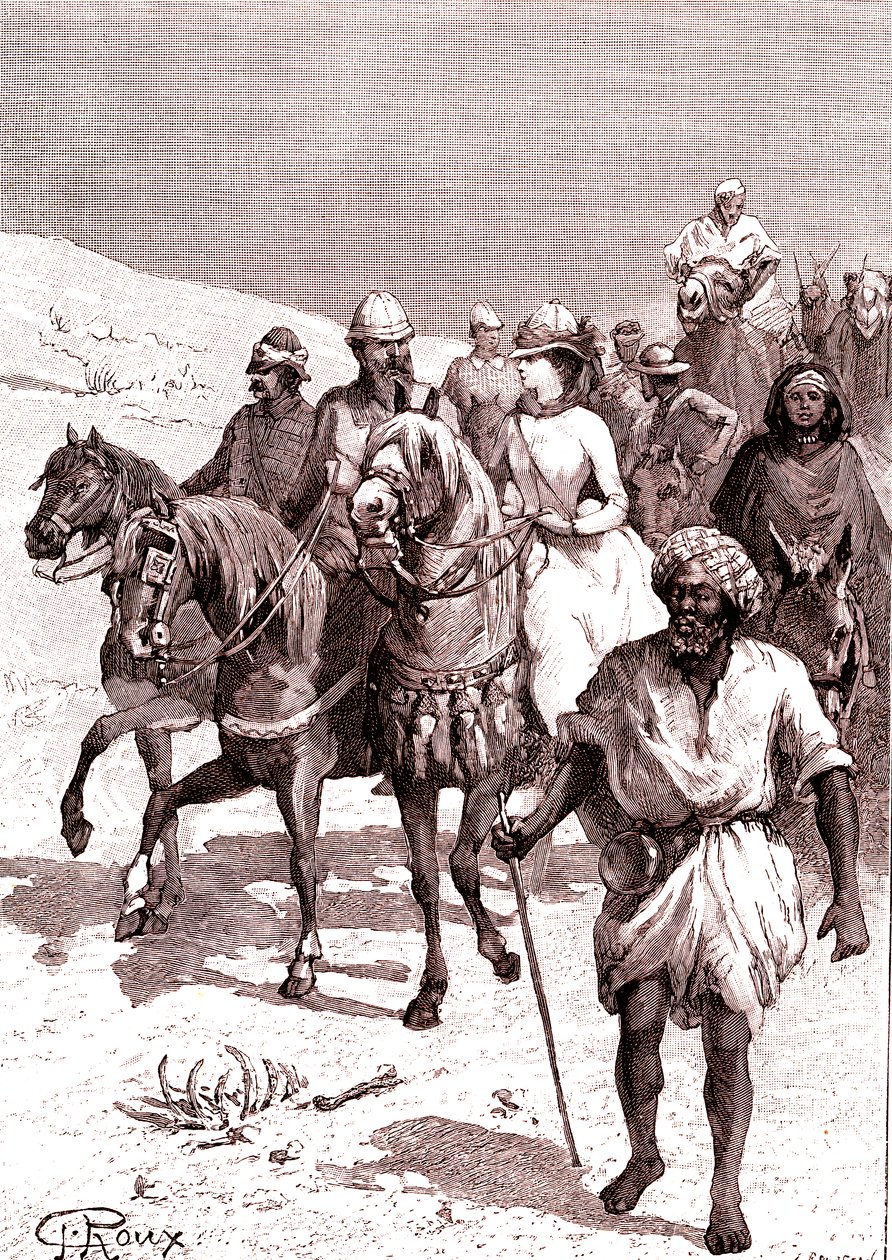 رحلة إلى البحر الأحمر. 1888 (نقش) بواسطة جورج رو