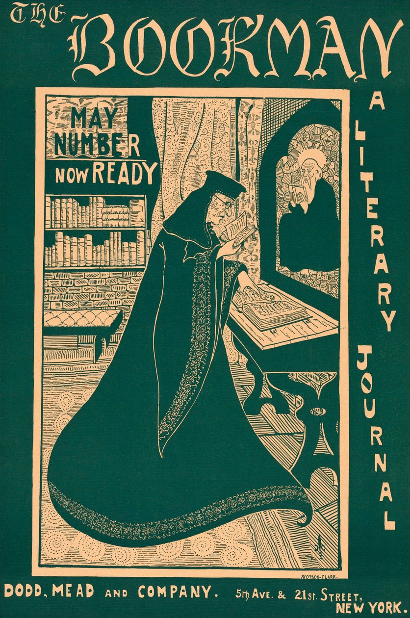 ملصق لطبعة The Bookman بواسطة جورج سكوتسون كلارك