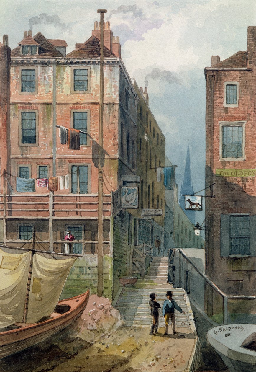 درج Hungerford ، c.1810 بواسطة جورج شيبرد