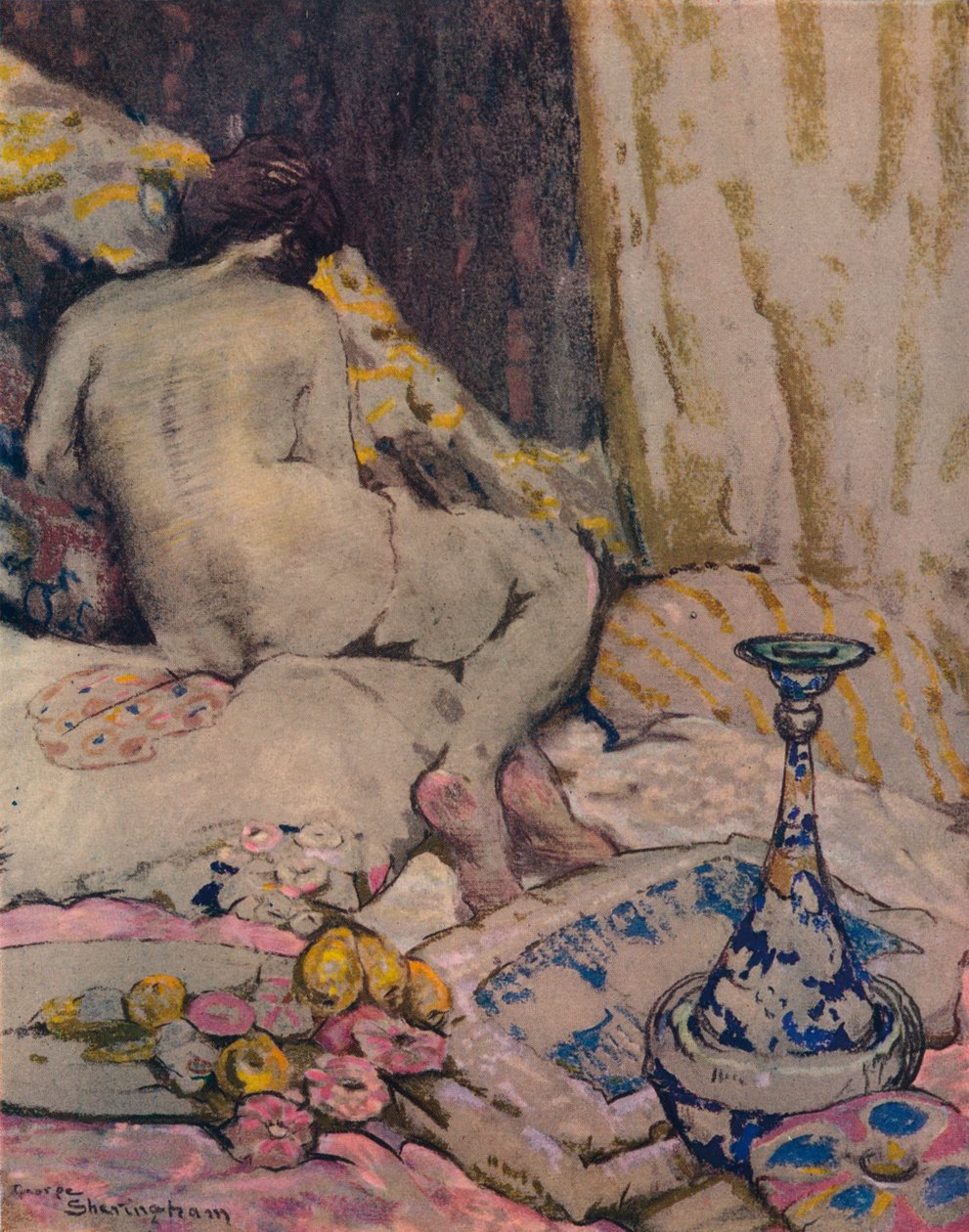 المزهرية الفارسية ، c1916 بواسطة جورج شيرينغهام