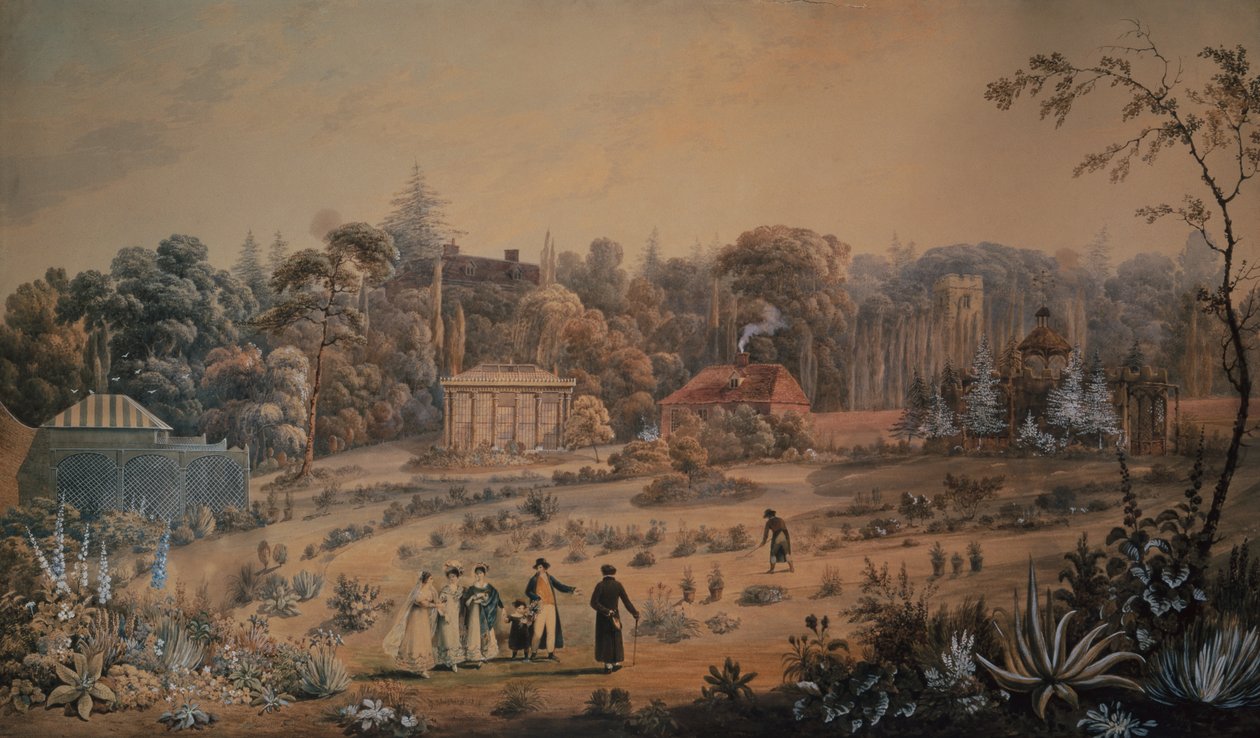 الحدائق في Battlesden House Bedfordshire بواسطة جورج سيدني شيبرد