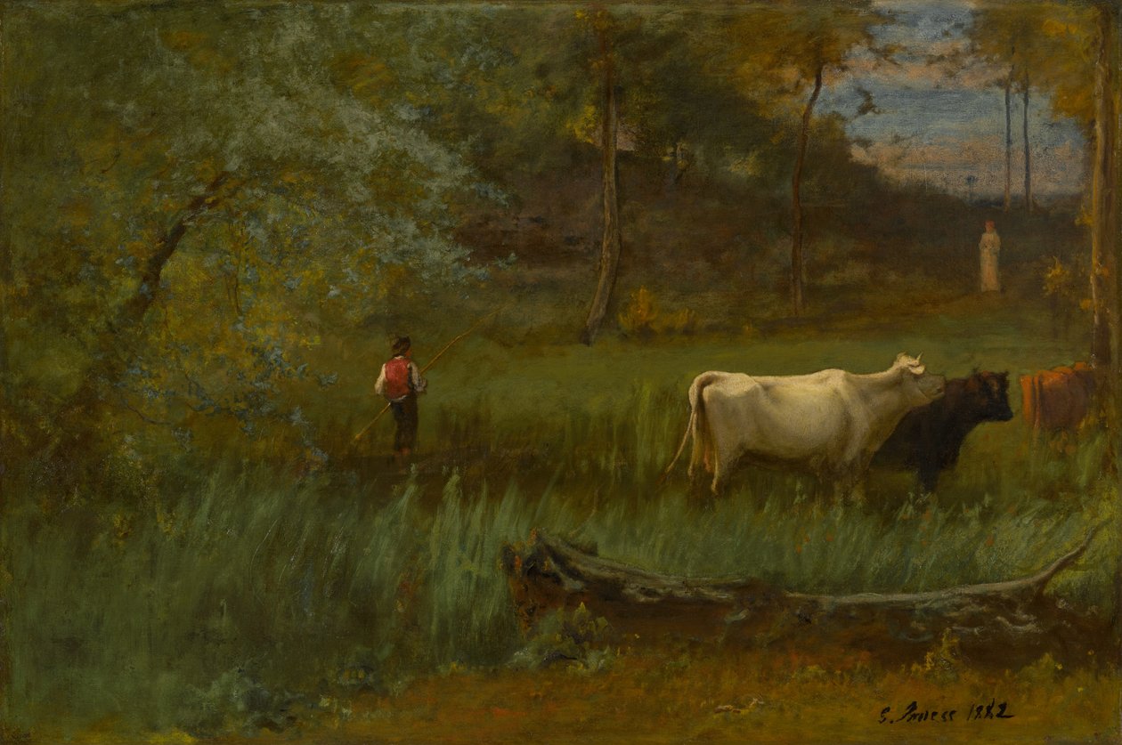 راعوي ، c.1882-85 بواسطة جورج سنر. إنيس