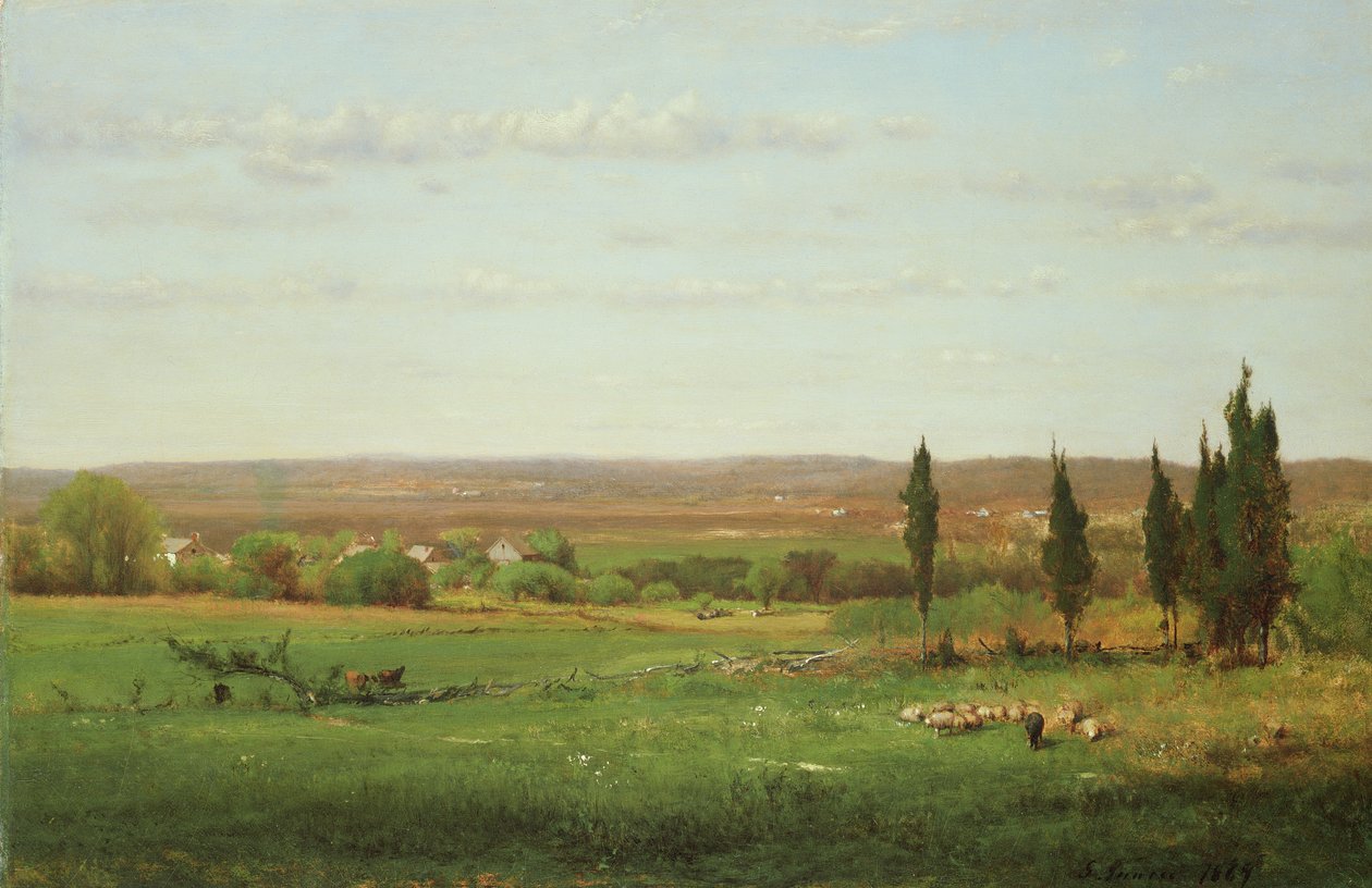 بالقرب من Eagleswood ، 1869 بواسطة جورج سنر. إنيس