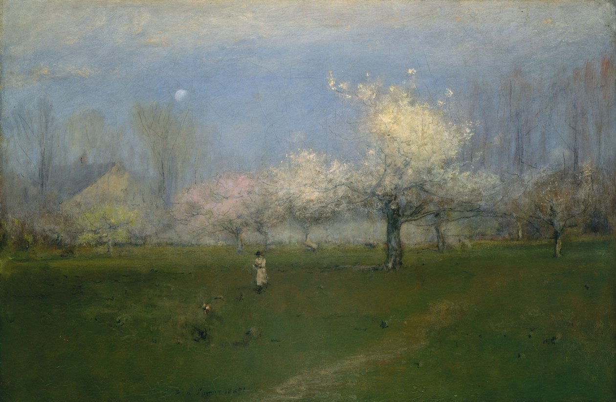 أزهار الربيع ، مونتكلير ، نيو جيرسي ، c.1891 بواسطة جورج سنر. إنيس