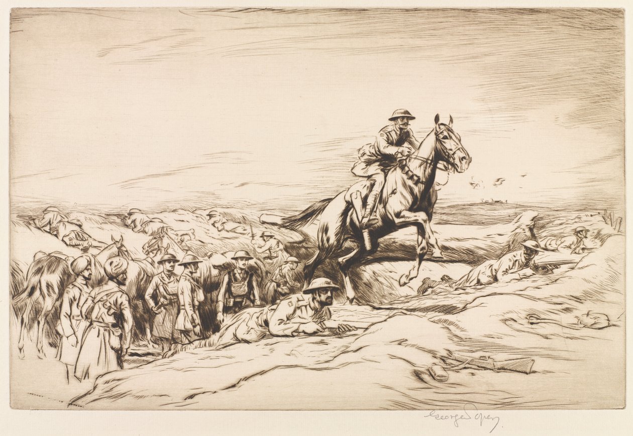 لانسر الثانية في إبهي الأول ديسمبر 1917. بواسطة جورج صوبر