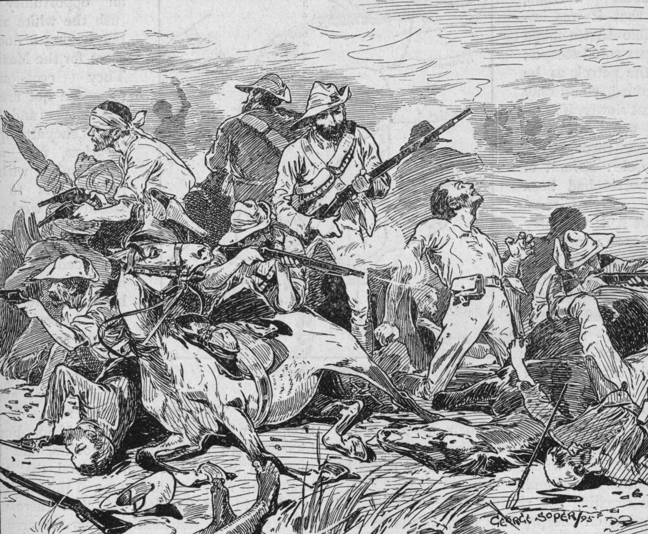 قاتلوا في Grimly ، 1895 ، 1902 بواسطة جورج صوبر