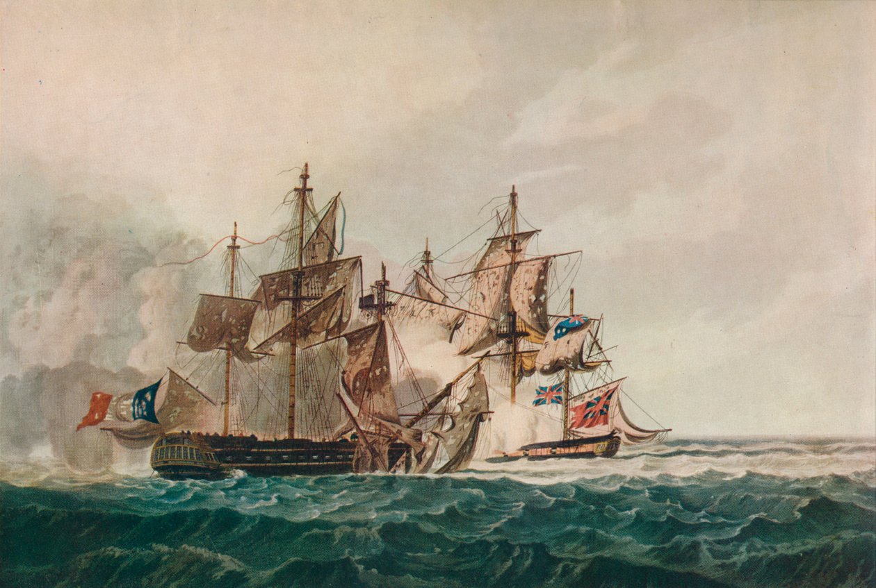 الاستيلاء على Furieuse ، c1810 بواسطة جورج ويبستر